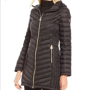 Michael Kors Packable Long Jacket Small